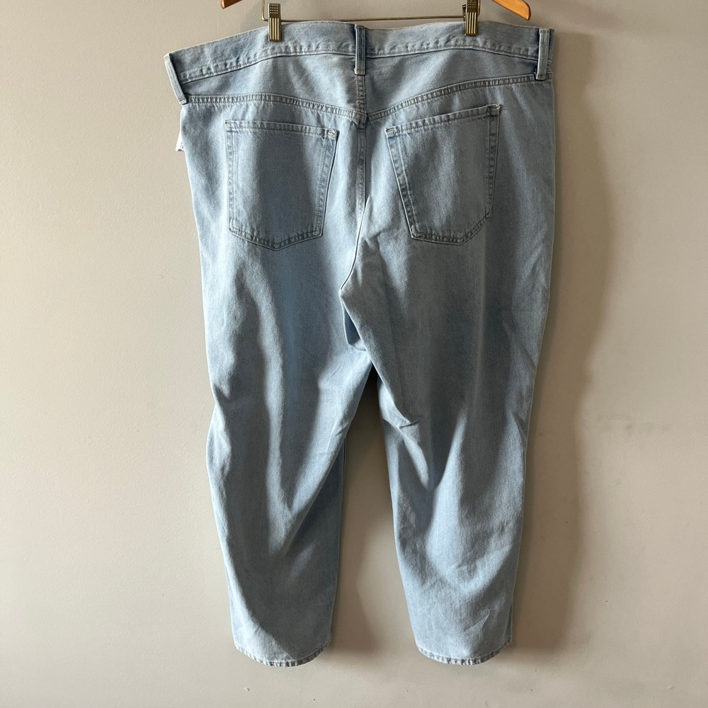Old Navy Rigid OG Loose Jeans High Rise Light Wash 20 Secret-Smooth Pockets - Picture 4 of 10